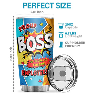 Je suis fier d'avoir des employés géniaux - Tumbler - Collègue, Bureau, Appréciation des employés, Cadeau d'adieu, Ami de travail, Amitié entre collègues