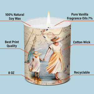 Find Something Good In Every Day - Family Personalized Custom Smokeless Scented Candle - Gift For Daughter From Mother