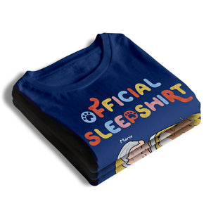 Human & Dog Official Sleepshirt - Dog Personalized Custom Unisex T-shirt, Hoodie, Sweatshirt - Gift For Pet Owners, Pet Lovers