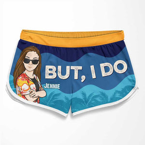 Couple Matching I Do - Personalized Couple Beach Shorts - Gift For Couples, Husband Wife