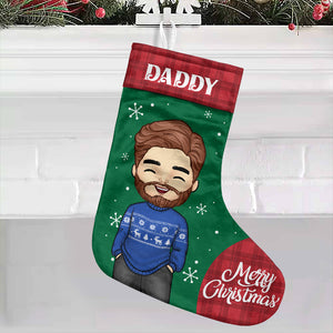 Christmas Eve Is Family Night - Personalized Custom Christmas Stocking - Gift For Family, Christmas Gift