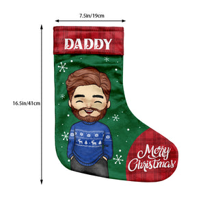 Christmas Eve Is Family Night - Personalized Custom Christmas Stocking - Gift For Family, Christmas Gift