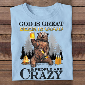 God Is Great - Beer Is Good - T-shirt.