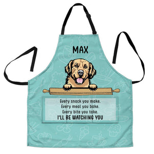 I Will Be Watching You - Funny Personalized Dog Apron.