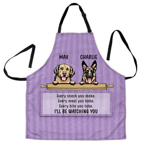 I Will Be Watching You - Funny Personalized Dog Apron.