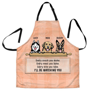I Will Be Watching You - Funny Personalized Dog Apron.