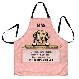 I Will Be Watching You - Funny Personalized Dog Apron.