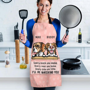 I Will Be Watching You - Funny Personalized Dog Apron.