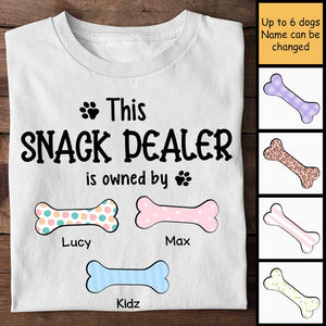 This Snack Dealer Is Owned By - Personalized Unisex T-Shirt.