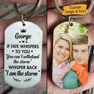I Hope You Believe In Yourself - Upload Family Photo - Personalized Keychain.