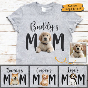 Dog Mom, Cat Mom Upload Image - Gift For Dog Lovers, Personalized Unisex T-Shirt.