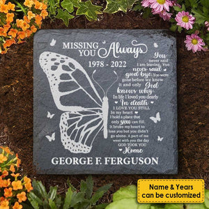 You Didn't Go Alone, A Part Of Me Went With You The Day God Took You Home - Personalized Memorial Stone, Human Grave Marker - Memorial Gift, Sympathy Gift