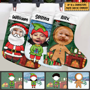 Have A Fun Christmas - Christmas Characters - Personalized Christmas Stocking.
