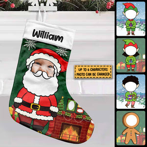 Have A Fun Christmas - Christmas Characters - Personalized Christmas Stocking.