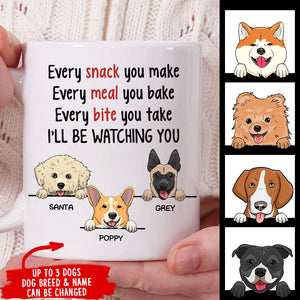 Every Snack You Make I'll Be Watching You - Personalized Mug.