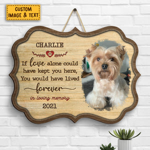 You Were My Favorite Hello And My Hardest Goodbye - Upload Image, Personalized Shaped Wood Sign.