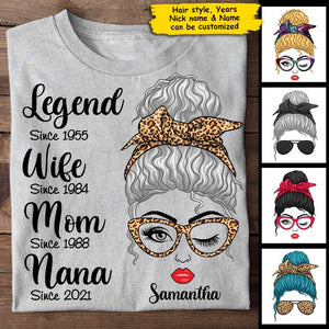 Legend Mom - Personalized Unisex T-Shirt.