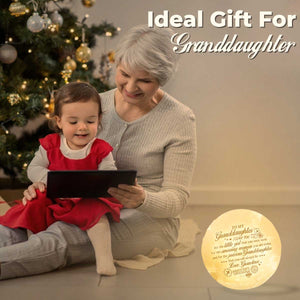 Je t'aime pour la femme incroyable que tu es aujourd'hui - Lampe de lune - À ma petite-fille, cadeau pour petite-fille, cadeau de grand-mère pour petite-fille, cadeau d'anniversaire pour petite-fille, cadeau de Noël