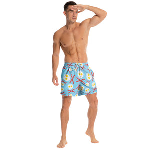 Skull Summer Party - Men Swim Trunks - Gift For Men
