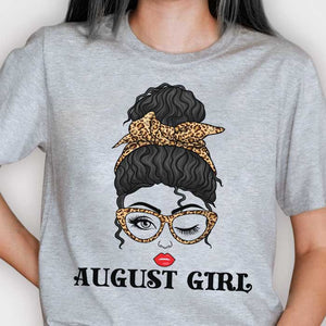 Birth Month Girl - Personalized Unisex T-Shirt.