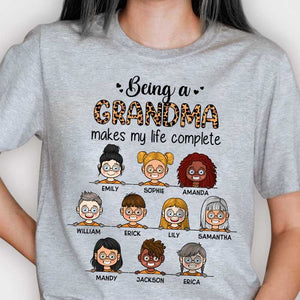 Being A Grammy Makes My Life Complete - Personalized Unisex T-Shirt.