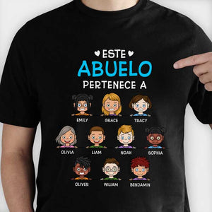 Este Abuelo Pertenece A - Personalized Unisex T-Shirt.