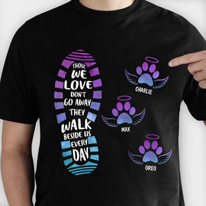 Those We Love Don't Go Away - Personalized Unisex T-Shirt.