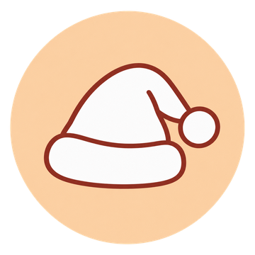 Christmas hat icon
