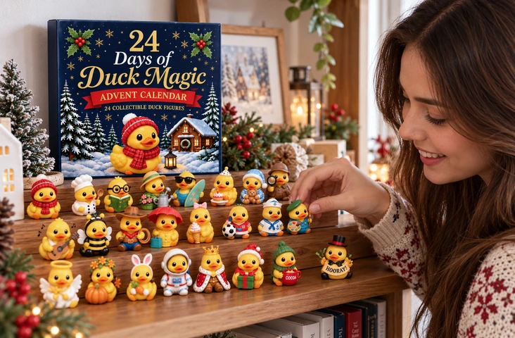 Complete Duck Magic collection displayed after Christmas