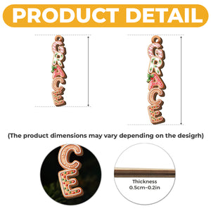 Custom Wooden Ornament - Personalized Christmas Birthday Gifts For Mom, Dad, Brother, Sister, Kids - Our Family Our Greatest Word