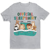 It's Our Official Sleepshirt - Couple Personalized Custom Unisex T-shirt, Hoodie, Sweatshirt - Gift For Couples, Pet Owners, Pet Lovers