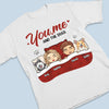 You, Me & The Pets - It's Paradise - Couple Personalized Custom Unisex T-shirt, Hoodie, Sweatshirt - Gift For Couples, Pet Owners, Pet Lovers
