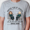 Another Year Sharing Life Together - Personalized Unisex T-shirt, Hoodie, Sweatshirt - Gift For Couple, Husband Wife, Anniversary, Engagement, Wedding, Marriage Gift