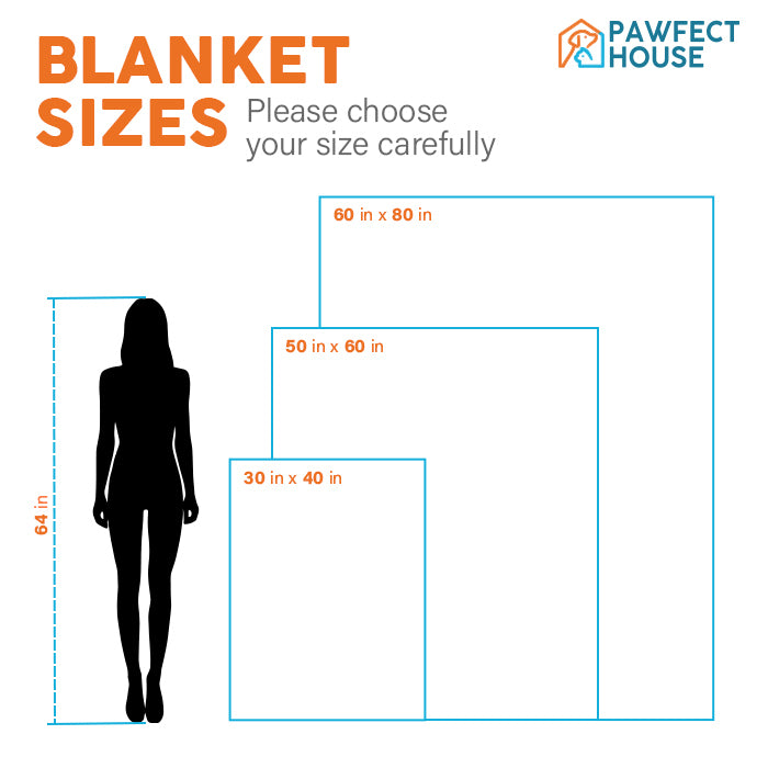 How big is 27 by 40 blanket sale