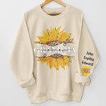Custom Name Grandma Sunflower Gifts for Grandmothers - Personalized Sweater