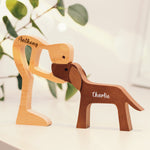 Custom Dog and Owner Bond Decor - Personalized Custom Sculpture