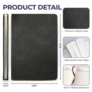 Custom Leather Writing Journal - Personalized Funny  Gifts For Coworker, Work Bestie, Best Friends - Sarcasm Storage Unit