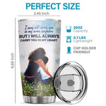Life Isn't About Waiting For The Storm To Pass It's About Learning To Dance In The Rain - Tumbler - To My Son, Gift For Son, Son Gift From Mom, Birthday Gift For Son