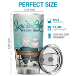 Our Life Ain't No Fairy Tale But Still You Are My Queen Forever - Tumbler - To My Wife, Gift For Wife, Anniversary, Engagement, Wedding, Marriage Gift