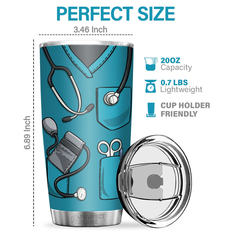 Nurse Nutrition Facts - Tumbler - Appreciation, Graduation, Retirement, Thank You Gift For Nurse, Nurse Week Gift, Nurse Life