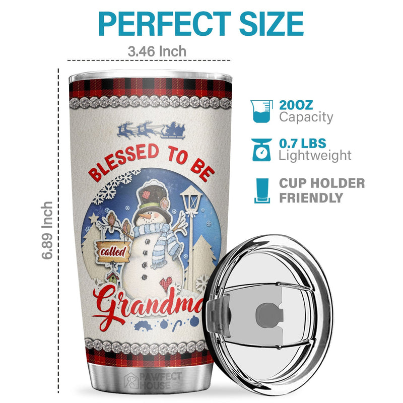 Blessed To Be Called Grandma - Tumbler - Gift For Grandma, Grandparents