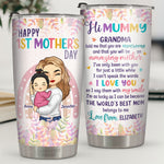 Custom Name First Mother's Day Gifts for New Moms - Personalized Tumbler