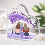 Custom Name Mother and Daughters Gifts - Personalized Shaped Acrylic Plaque