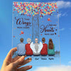 You'll Stay In Our Hearts Forever - Memorial Personalized Custom Rectangle Shaped Acrylic Plaque - Sympathy Gift, Gift For Family Members