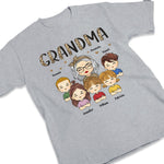 Just Call Me Grandma - Family Personalized Custom Unisex T-shirt, Hoodie, Sweatshirt - Mother's Day, Birthday Gift For Grandma