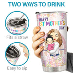 Custom Name First Mother's Day Gifts for New Moms - Personalized Tumbler