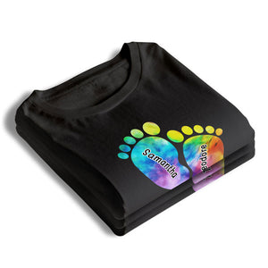 Happiness Is Being A Grandma - Family Personalized Custom Unisex T-shirt, Hoodie, Sweatshirt - Mother's Day, Birthday Gift For Grandma