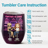 We're Not Sugar And Spice And Everything Nice - Bestie Personalized Custom Wine Tumbler - Gift For Best Friends, BFF, Sisters