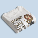 Custom Name Legend Wife Mom Grandma Gifts for Women - Personalized Apparel
