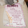 You Are Awesome Mommy - Family Personalized Custom Baby Blanket - Baby Shower Gift, Gift For First Mom
